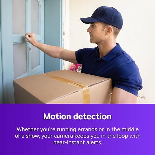 Roku Battery Camera Plus for Home Security - New 2025 Weather-Resistant Outdoor & Indoor Wireless Camera & Pet Monitor with 1080p HD & Two-Way Audio - 4X Rechargeable Battery Capacity thumbnail 6