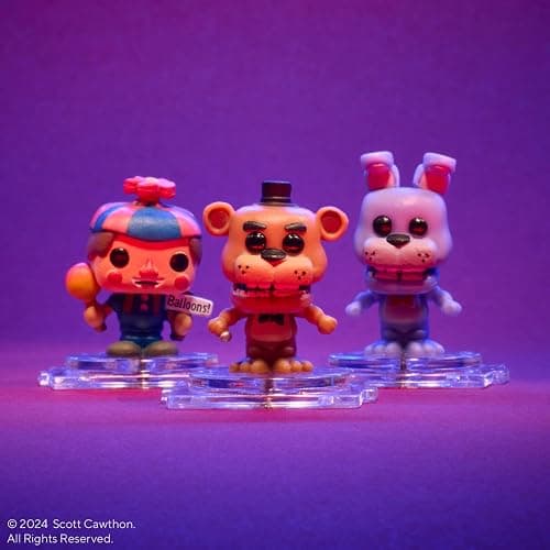 Funko Bitty Pop! Five Nights At Freddy's (FNAF) - Freddy 4PK - Freddy, Bonnie, Balloon Boy and A Surprise Mystery Mini Figure - 0.9 Inch (2.2 Cm) - Five Nights At Freddy's Collectable - Gift Idea thumbnail 2
