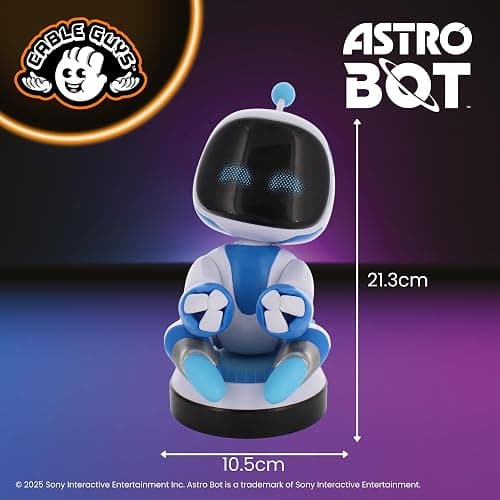 Cableguys Astro Bot Controller Holder & Phone Stand - Gaming Setup Accessories for Desk and Game Room, Controller Stand Compatible with Xbox, PlayStation & Most Standard Game Controllers thumbnail 7