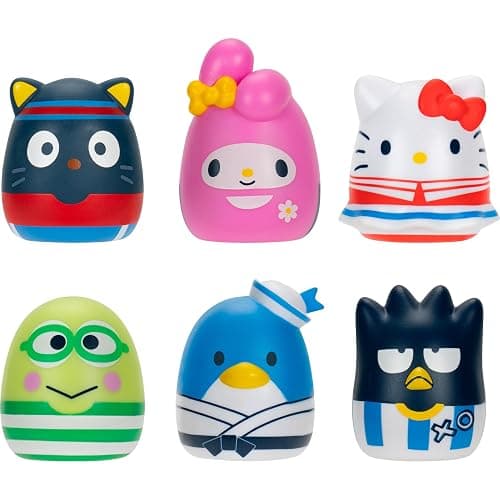 Squish-a-longs Hello Kitty and Friends Cute Sports Mini-Squish + Accessory 6-Pack thumbnail 3