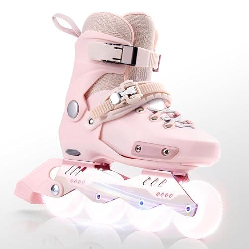 SWAY Adjustable Inline Skates for Kids, Teens and Adults, All Wheels Light Up High Performance Roller Skates for Boys and Girls Ideal for Roller Skate - Image 1