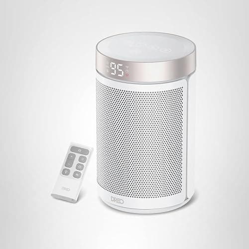 Dreo Space Heater, Portable Electric Heaters for Indoor Use with Thermostat and Remote, 2024 Upgraded, Digital Display, 12H Timer, 5 Mode, 1500W PTC Ceramic Fast Safety Heat for Office Bedroom Home thumbnail 8