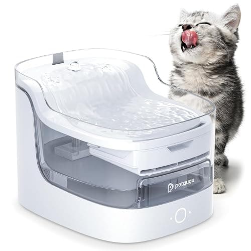 Cat Water Fountain 8-Layer cat Fountain Filter Ultra-Quiet Automatic Pet Water Dispenser for Cats and Dogs 2.4G WiFi(PF1L) - Image 1