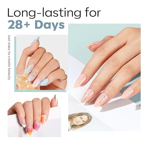 Modelones Short Almond Nail Tips 510pcs Full Matte Soft Fake Press On Nails | Full Cover Clear Acrylic Gel Kit False Press on Nails for Extension DIY Salon 15Sizes thumbnail 2