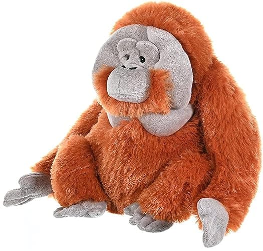 Wild Republic Orangutan Plush, Stuffed Animal, Plush Toy, Gifts for Kids, Cuddlekins 12 Inches thumbnail 4