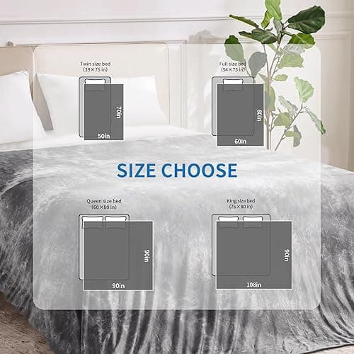 Guohaoi Cooling Throw Blanket for Hot Sleepers, Full Size 60''×90'' Lightweight Breathable Summer Bed Blanket for Couch, Arc-Chill Q-Max >0.5 Cool Fiber,Lightweight Tie Dye Blanket Grey - Grey Watercolor - 60"×90" thumbnail 6