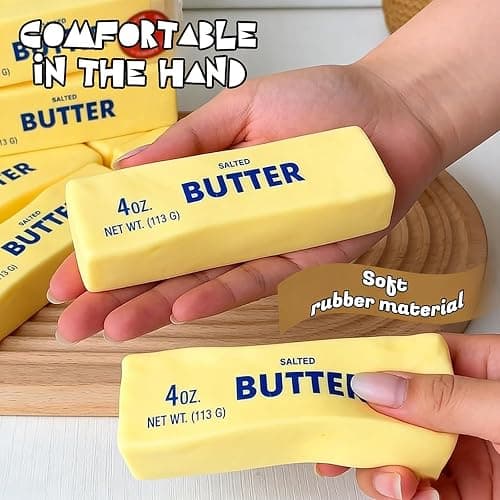 1pcs Squeeze Butter Squishy Toy Soft & Stretchy Fidget Toys (Dumpling Squishy Butter) (Small) thumbnail 3