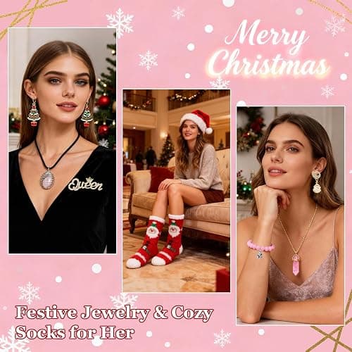 Advent Skincare Calendar for Teen Girls Women 2025, Christmas Gifts For Women24 Days Useful Beauty Blind Box Gifts, Gua Sha Facial Tools, Jade Roller Set, Spa, Jewelry, Scented Candles, Fuzzy Socks Gadget Tool for Mom Wife Daughter Sister thumbnail 6