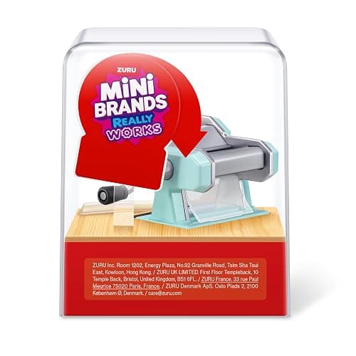 Mini Brands Really Works Magic Cook Kitchen Capsule Series 1 (Pasta Maker) by ZURU, Miniature Real Working Kitchen Appliances, Non-Edible Collectible Mystery Toy for 3+ Kids, Teens and Adults thumbnail 9