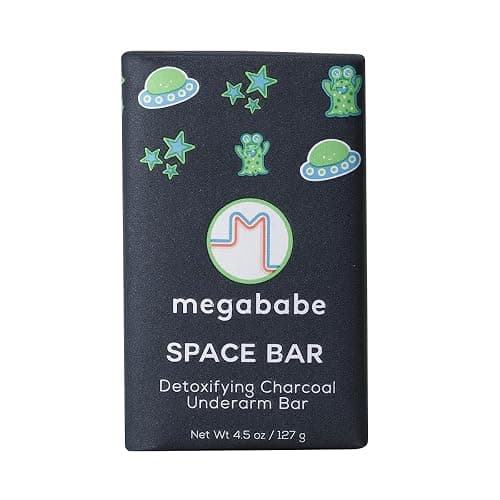 Megababe Space Bar, Detox Charcoal Underarm Bar, Odor Control, 4.5 oz - Image 1