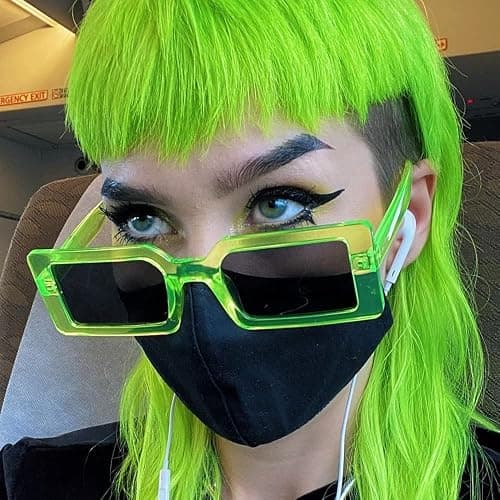 MANIC PANIC Classic Electric Lizard Semi Permanent Hair Color - Bright Neon Green Hair Dye for Women & Men That Lasts 4-6 Weeks - Vegan, Ammonia & Cruelty-Free - Create & Mix Custom Shades (4oz) thumbnail 7