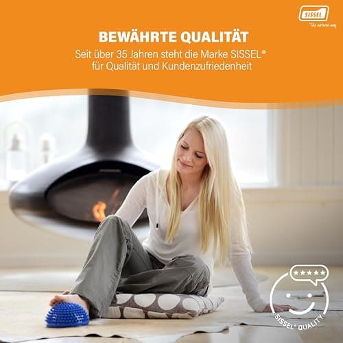 SISSEL Spiky Dome 2er Set | Balance Kissen | Balance Pad für Koordination | Sitzkissen für Training & Therapie | Zur Anwendung einer Fußmassage & Fitness | Belastbar bis 80 kg | Gleichgewichtstrainer thumbnail 3