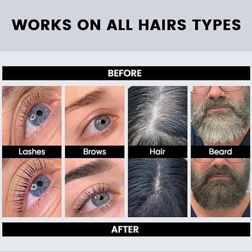 Libeauty Lash Tint Kit with Reusable Dolphin Eye Mask, Eyebrow Tint Kit Black, Large Capacity Eyelash Tint for Salon and Home,15ML thumbnail 3