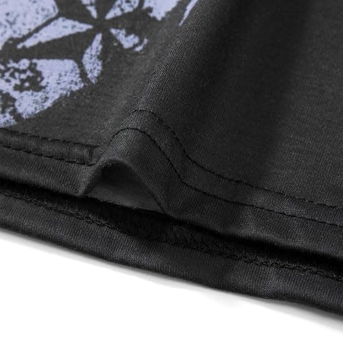 Gothic Tees for Women Y2K Grunge Graphic Short Sleeve Crew Neck T-Shirts 90s Vintage Aesthetic Emo Clothes thumbnail 6