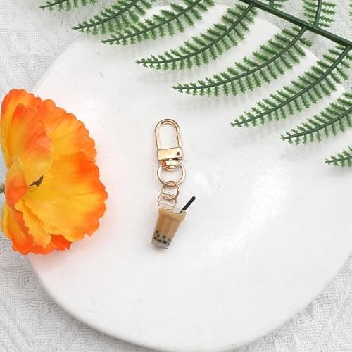 MUCOOS Bubble Tea Keychain for Girls Boba Milk Tea Keychains for Boba Lovers Teen Girl Gift Idea thumbnail 4