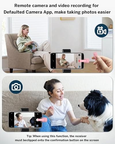 DATAFY [Case-Friendly] Remote Control Page Turner Ring for Kindle Paperwhite Oasis Scribe Kobo eReaders, Camera Camcorder Remote Controls, Page Turner Clicker for iPhone ipad Tablets with Storage Bag thumbnail 6