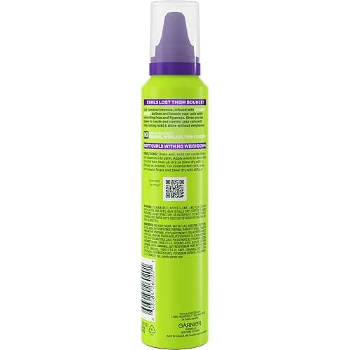 Garnier Fructis Style Curl Construct Creation Mousse, 6.8 Oz, 1 Count (Packaging May Vary) thumbnail 9