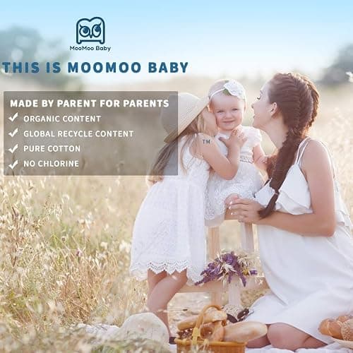 MooMoo Baby 8 Packs Potty Training Pants Cotton Absorbent Training Underwear for Toddler Boy and Girls 2T-9T thumbnail 6