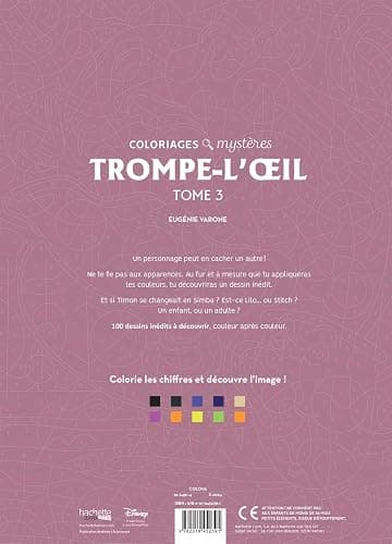 Coloriages mystères Disney - Trompe l'oeil Tome 3 thumbnail 2
