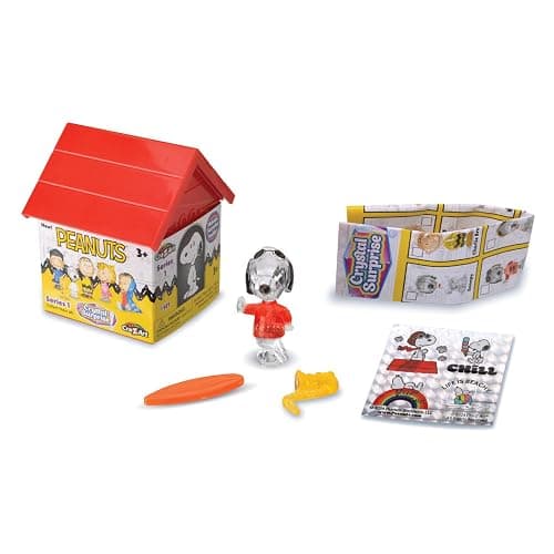 Cra-Z-Art Peanuts Crystal Surprise, Mini Plastic Crystal-Like Figures and Snoopy House Collectible Blind Bag Inspired Kids Toys for Ages 3 and Up thumbnail 10