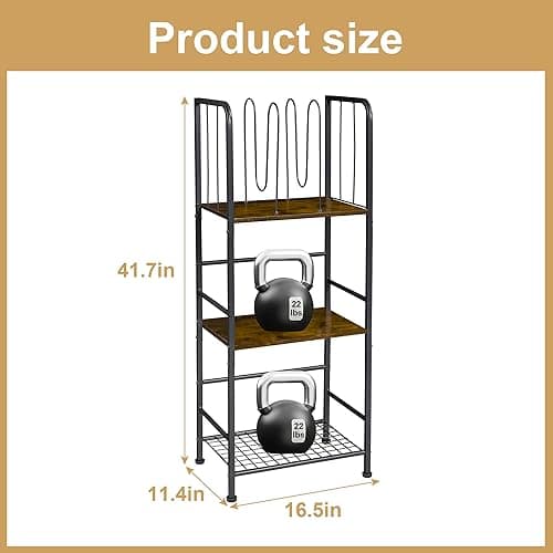 Towel Rack Free Standing 3-Tier M-Shaped Detachable Dividers, Durable Metal Towel Holder for Bathroom, Pool Towel Rack, Space-Saving Towel Storage Organizer, Modern Bath Towel Shelf Patent Pending thumbnail 3