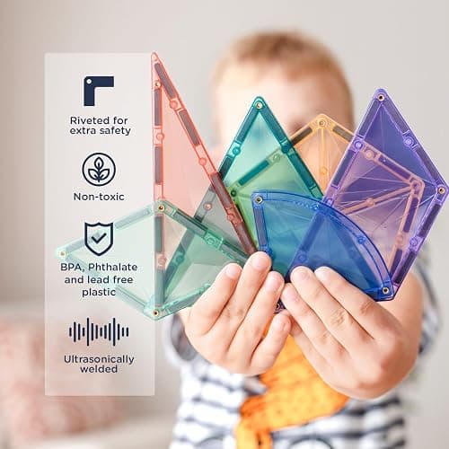 Connetix Pastel Shape Expansion Pack, 48 Pieces thumbnail 4