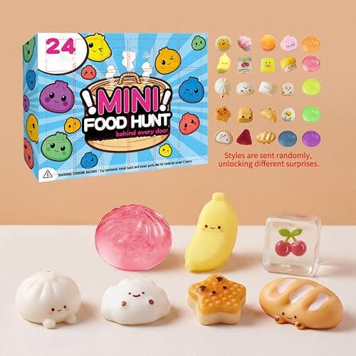Advent Calendar, Anxiety Relief Fidget, Soft Squeeze Decompression Dough, Ideal For Adults & Teens, Fun Gifts For Stress-Free Moments (#01) thumbnail 2