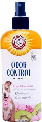 Arm & Hammer for Pets Super Deodorizing Dog Spray with Baking Soda for Odor Control Freshens Coat Between Baths pH Balanced Formula for Dogs Kiwi Blossom 8 FL OZ Single Dogs and Puppies Grooming - Image 1