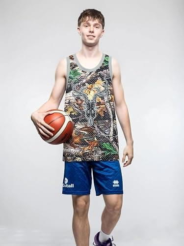 TPAZGHE Men's Graphic Lightweight Mesh Athletic Basketball Jersey Tank Top | Stylish Bold Prints, Breathable, Hip-hop, Quick-dry, Soft, Easy Care, Streetwear Style thumbnail 2
