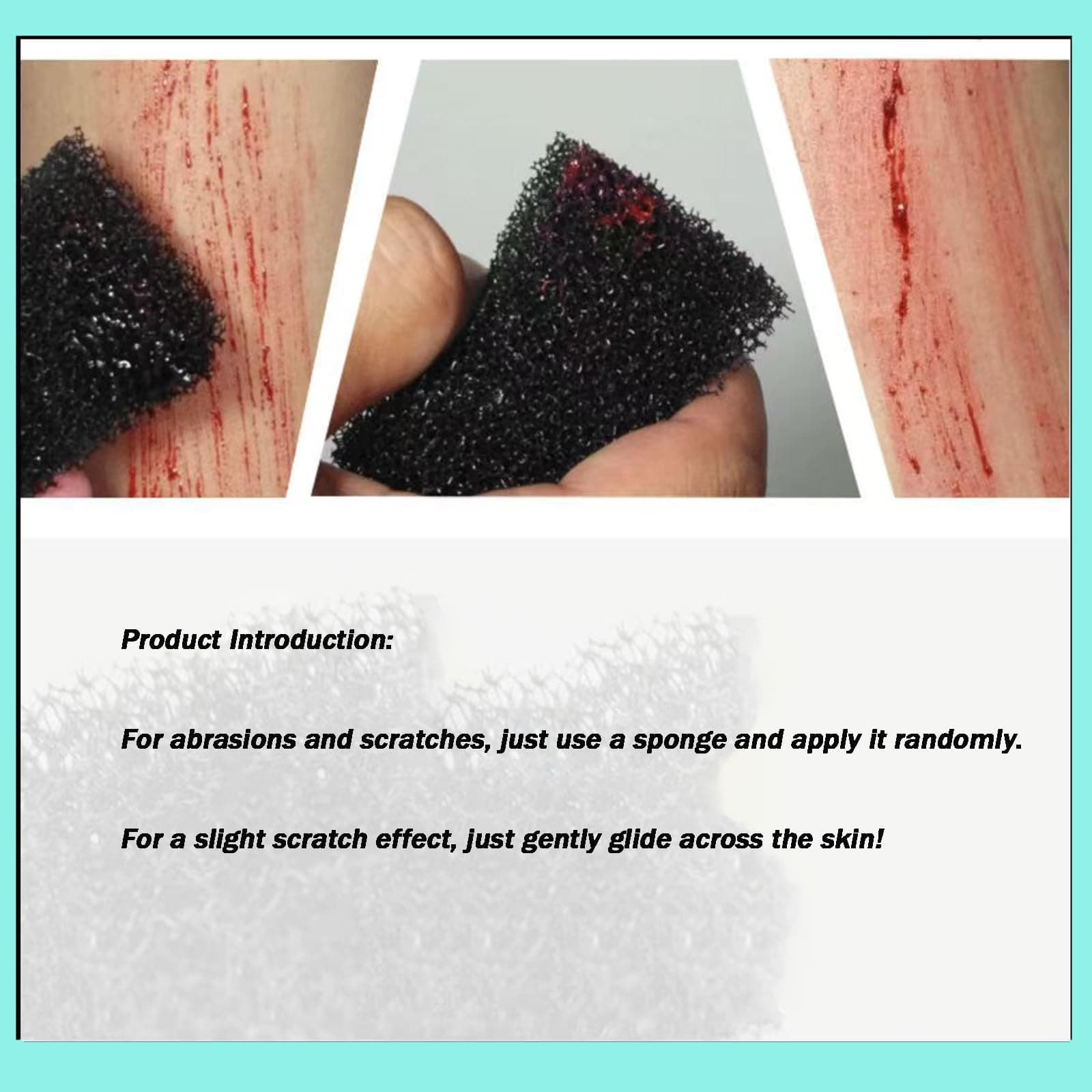 Stipple Sponges 12PCS - Special Effects Makeup Sponges for Texture, Beard, Freckles | 3 Hole Densities (Coarse/Medium/Fine) | Halloween, Cosplay, Movie SFX | Professional & DIY Artists thumbnail 5