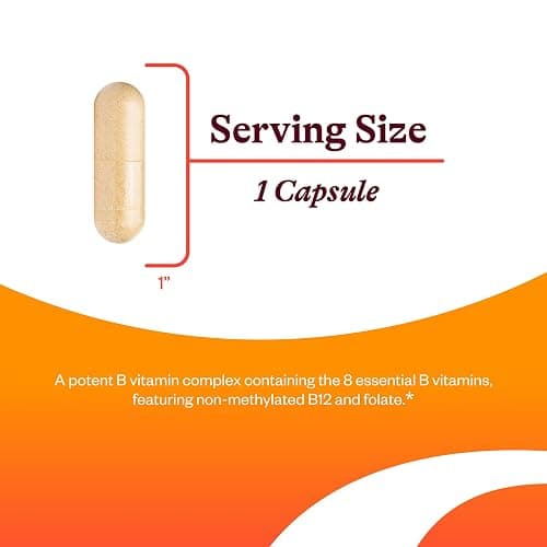 Seeking Health B Complex MF - Vitamin B Complex with Folate, Niacin, & Folinic Acid - Support Energy & Immune System Health with B Vitamins - 100 Capsules thumbnail 3