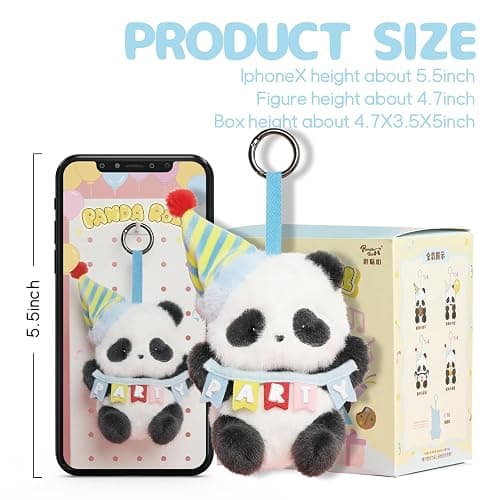 52TOYS Panda Roll Party Series Blind Box Stuffed Animal Plush Toy with Soft and Adorable Design, 1PC Perfect for Cuddling, Display, and Unique Posing, Ideal Gift for Panda Enthusiasts thumbnail 3