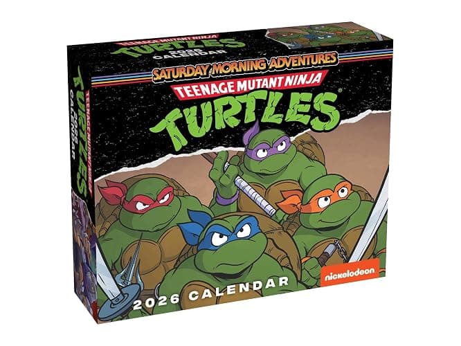 Teenage Mutant Ninja Turtles Comic Art 2026 Day-to-Day Calendar - Image 1