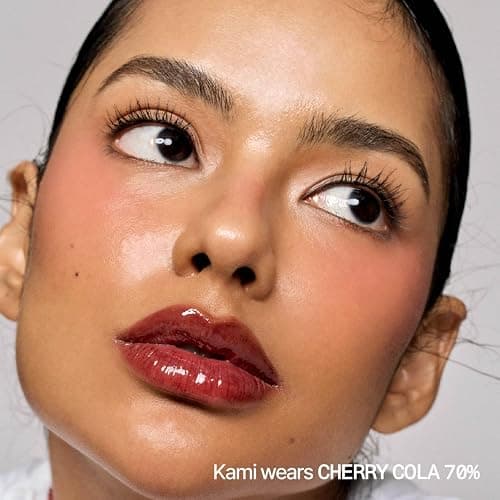 fwee 3D Voluming Gloss 70% (Rich) | High Shine, Non-Sticky Lip Gloss for Makeup | Long-Lasting, Moisturizing Gel Formula – Cherry Cola 70% | 30% & 70% Pigment Options | 5.3g thumbnail 3