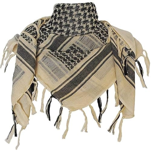 Desert Scarf / 100% Cotton Keffiyeh Scarf Wrap for Men And Women thumbnail 2