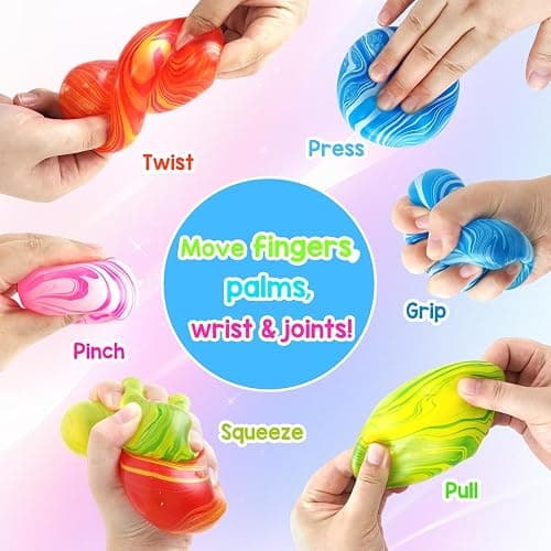 Audasi 4 Pcs Fidget Toys Squishy Stress Cube, Solid Ice Cube High Density Malt Sugar Filled Squishy Stress Relief Toys Autism Fidget Balls Sensory Anxiety Relief Item for Kids Adults thumbnail 4
