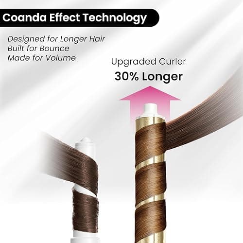 GLAMUP 6-in-1 Extra Long Wrap AirCurler, Hot Air Styler, Fast Drying | 110k RPM High-Speed Motor & Negative Ions, Frizz-Free, No Heat Damage, Volumizer & Straightener for All Types, Travel Pouch thumbnail 6