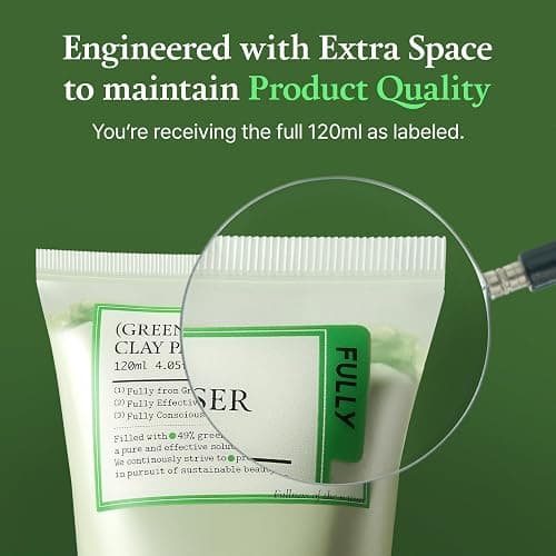 FULLY Green Tomato Facial Cleanser, Cardi B’s Clay Mask Cleanser for Deep Pore Cleanse & Pore Detox, Blackhead & Sebum Control, Gentle Face Wash for Women, Korean Skincare thumbnail 8
