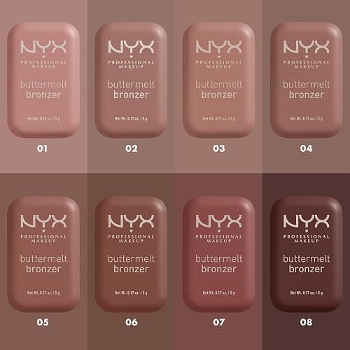 NYX Professional Makeup Bronzer, Per un Look Abbronzato e Luminoso, Tenuta fino a 12h, Resiste alle Sbavature, No Transfer, Buttermelt, Tonalità: Deserve Butta, 5 g thumbnail 6