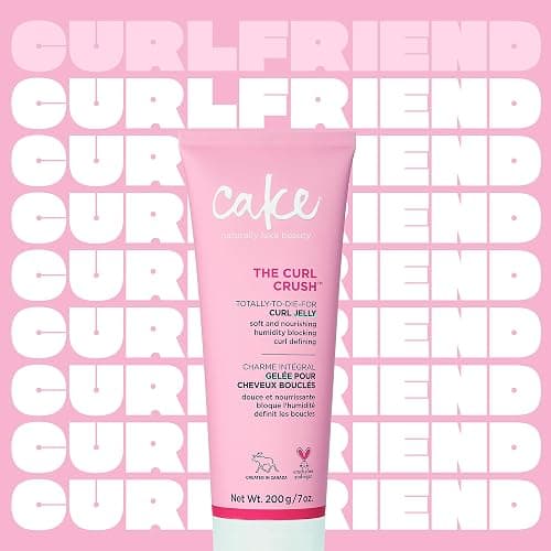 Cake Beauty Curl Jelly, The Curl Crush – Moisturizes & Nourishes Curls - Lightweight for Soft Hold & Shiny Finish - Humidity Blocking For Frizz Control - For Curly Hair- 7 oz / 200g thumbnail 3