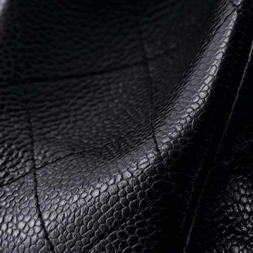 Chanel, Pre-Loved Classic Double Flap Bag Quilted Caviar Jumbo, Black thumbnail 6