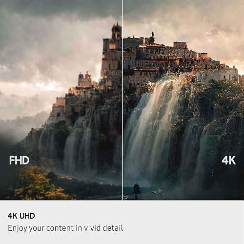 Samsung The Movingstyle Essential 32" 4K UHD Smart Monitor with Adjustable Rolling Stand, Smart TV Apps, Built-in Speakers, White Design, Gaming Hub, AI Picture Optimizer, SmartThings, F-LS32FM70-MSR thumbnail 6