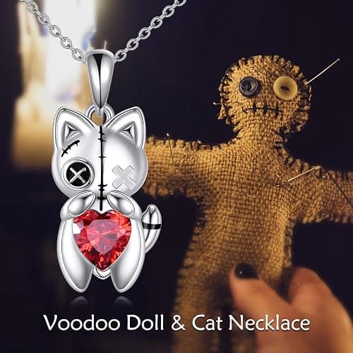 YFN Gothic Necklace Sterling Silver Witch Pendant Goth Jewelry Halloween Gifts for Women Girls thumbnail 6