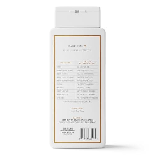 Native Body Wash, Holiday Edition, Sugar Cookie Scent, Contains Naturally Derived Ingredients | For Women & Men, Sulfate, Paraben, & Dye Free Leaving Skin Soft and Hydrated | 18 oz thumbnail 9