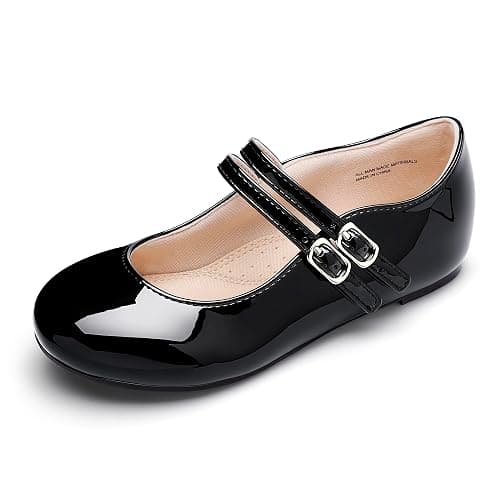 MIXIN Girls Dress Shoes Mary Jane Shoes for Girl Ballet Flats Back to School Princess Wedding Shoes - Image 1