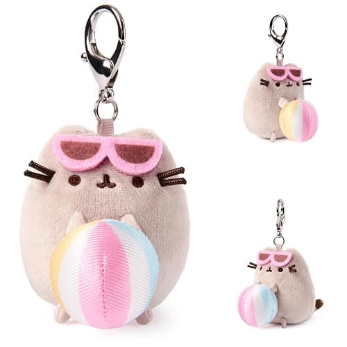 GUND Pusheen Tropical Vacation 3-Inch Surprise Plush (UNbox 1 of 8 Styles) | Blind Bag Mystery Unboxing Inspires Fun Beach Roleplay Adventures; Includes One Random 3.5-Inch Stuffed Keychain Bag Charm thumbnail 2