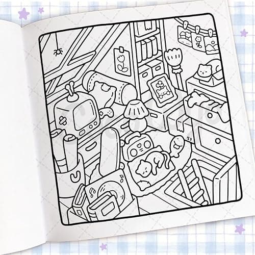 Cozy Corner: Coloring Book for Adults and Kids thumbnail 10