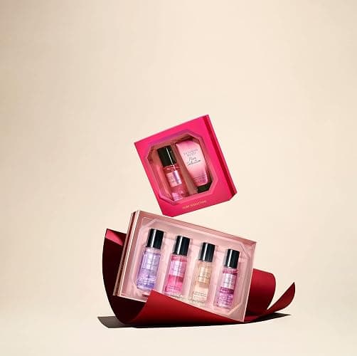 Victoria's Secret Fragrance Mist Collection 4 Piece Mini Mist Gift Set, Assorted Scents, Gift Set for Women thumbnail 3