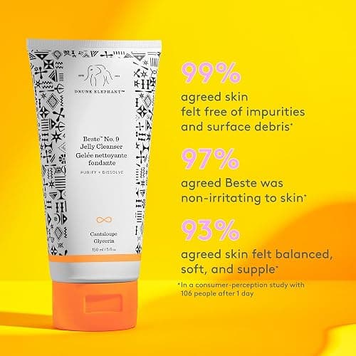 Drunk Elephant Beste No. 9 Jelly Cleanser - Travel-Size Gel Face Wash - Clean Clinical Skincare - Cruelty-Free - Dermatologist-Tested - Free of Essential Oils, Silicones, and Fragrance thumbnail 3