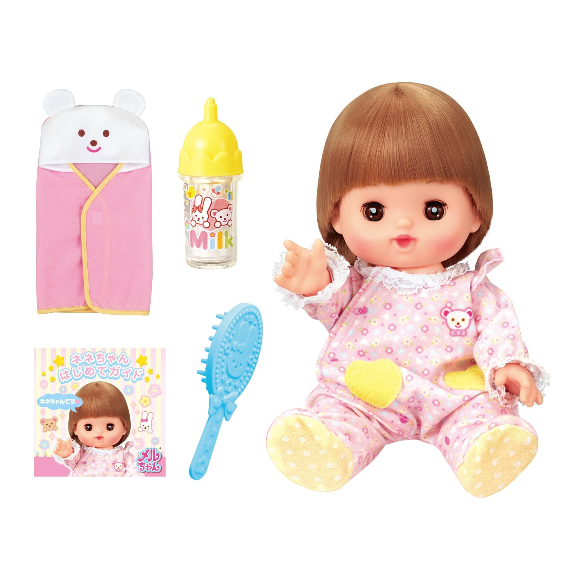 【Amazon.co.jp Exclusive】Pilot Blinking Eyes Nene-chan (with Care Handbook) Ages 1.5 and Up - Image 1
